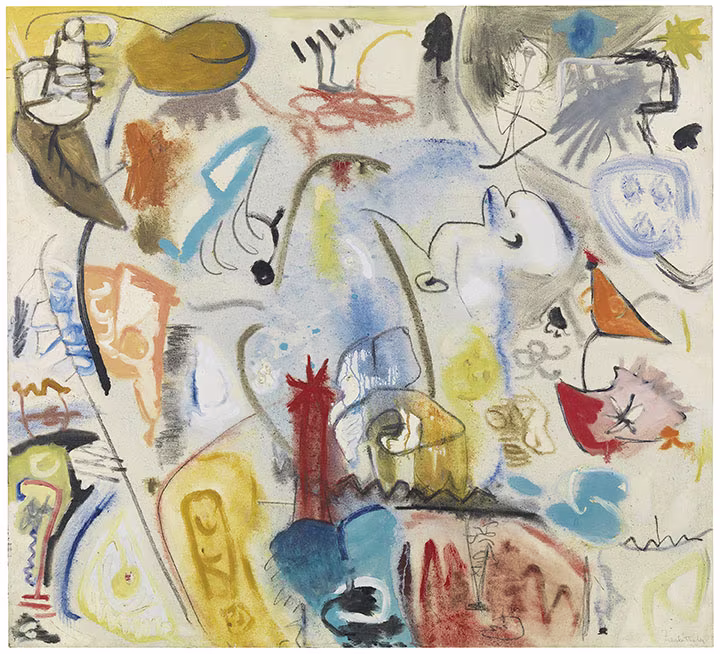 Helen Frankenthaler’s ‘Circus Landscape’ (1951). FAMM